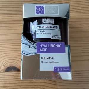 Global Beauty Care Hyaluronic Acid Gel Mask 15 minutes facial treatment 1.7 OZ
